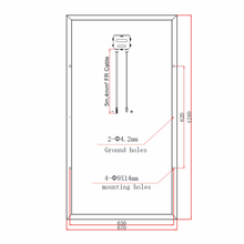 Load image into Gallery viewer, 150W 12V SOLAR PANEL WITH 5M CABLE
