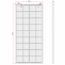 Load image into Gallery viewer, 180W 12V SOLAR PANEL WITH 5M CABLE
