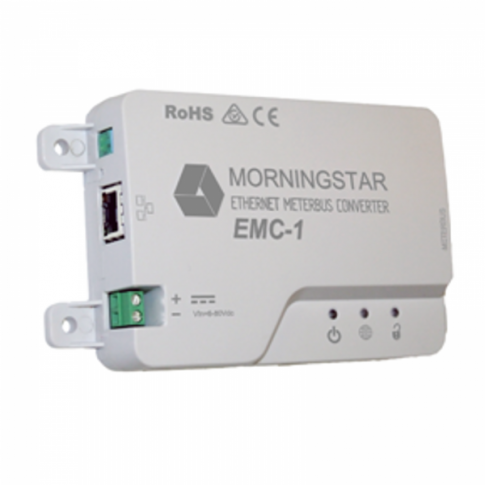 MORNINGSTAR EMC-1 ETHERNET METERBUS CONVERTER FOR REMOTE MONITORING OF MORNINGSTAR CONTROLLERS