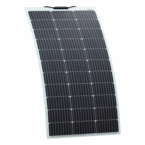 100W SEMI-FLEXIBLE FIBREGLASS SOLAR PANEL WITH DURABLE ETFE COATING