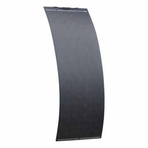 270W BLACK SEMI-FLEXIBLE FIBREGLASS SOLAR PANEL WITH DURABLE ETFE COATING