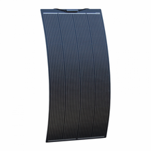 Load image into Gallery viewer, 200W BLACK SEMI-FLEXIBLE FIBREGLASS SOLAR PANEL WITH DURABLE ETFE COATING
