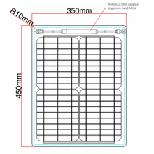 Load image into Gallery viewer, 20W REINFORCED SEMI-FLEXIBLE SOLAR PANEL WITH A DURABLE ETFE COATING
