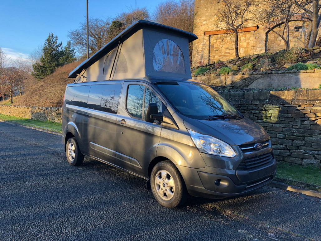 Drivelodge Ford Transit Custom LWB elevating roof and fitting