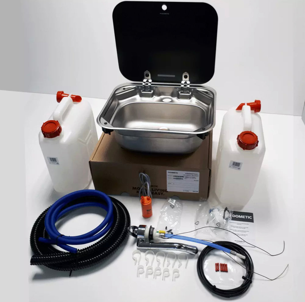 SMEV  8005 WITH PLUMBING KIT FOR CAMPERVAN MOTORHOME  WITH REICH SAMBA TAP