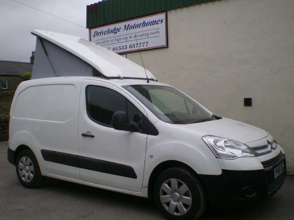 Drivelodge Citroen Berlingo Post 2008 elevating roof and fitting